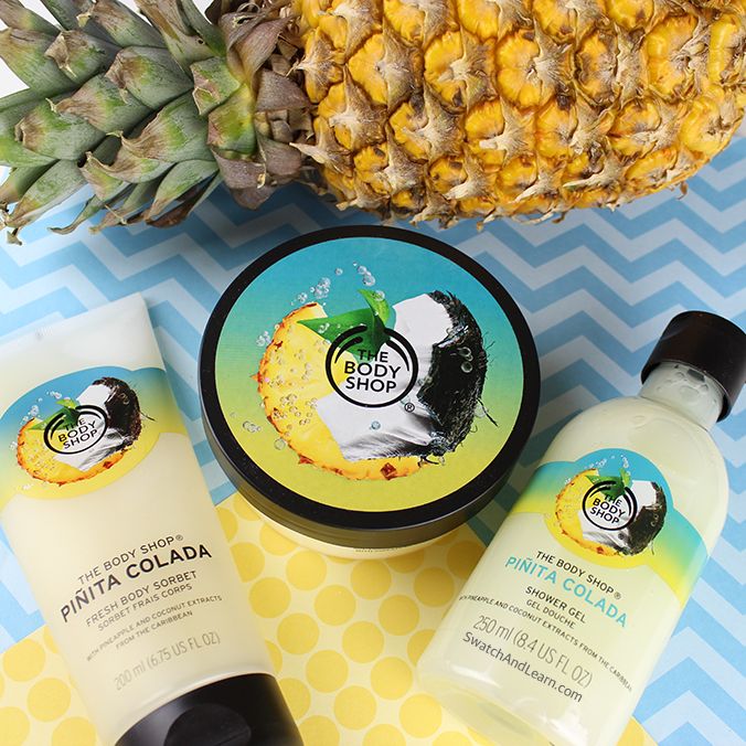 Buy The Body Shop's Piñata Colada products now!