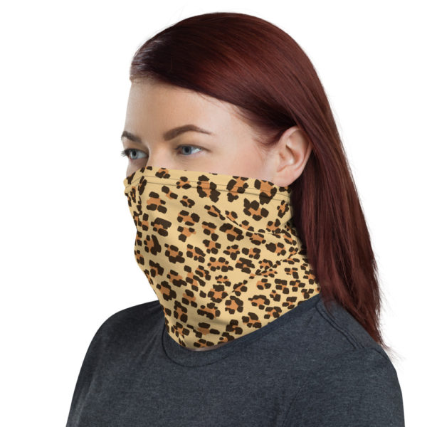 All-Over Leopard Print Unisex Neck Gaiter - Image 3