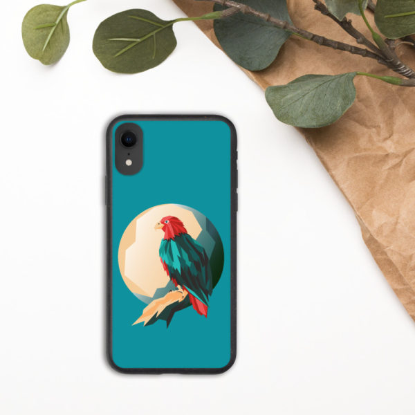 Eagle Design Biodegradable Phone Case — Blue - Image 7