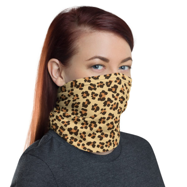 All-Over Leopard Print Unisex Neck Gaiter - Image 2