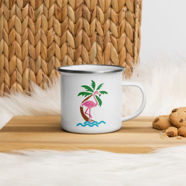 Flamingo Enamel Mug - Image 7