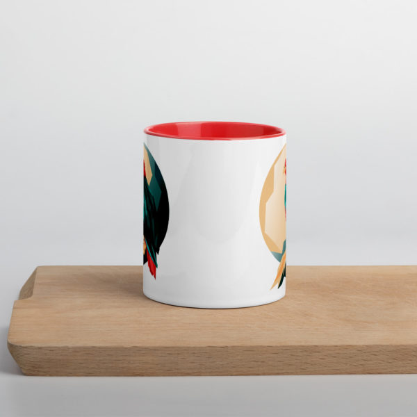 Eagle mug, middle - red