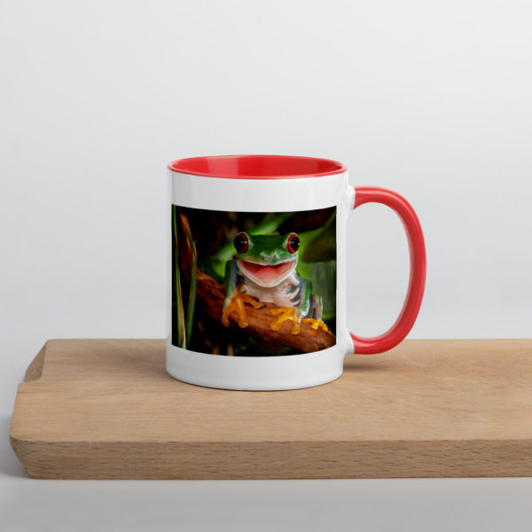 Frog Mug with Colour Inside - Image 9