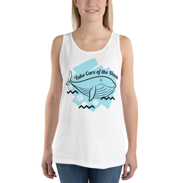 Take Care of the Ocean women's tank top