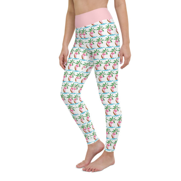 Flamingo Yoga Leggings - Image 3