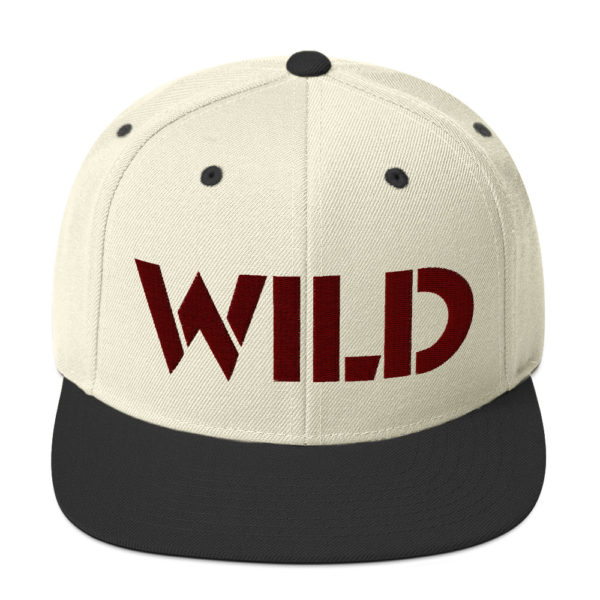 Wild Embroidered Snapback Hat - Image 2