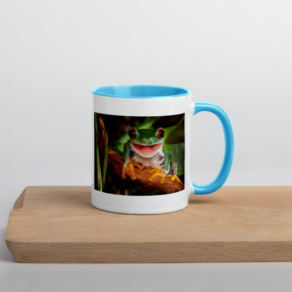 Frog Mug with Colour Inside - Image 7