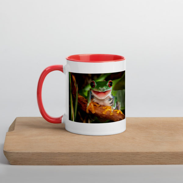 Frog Mug with Colour Inside - Image 11