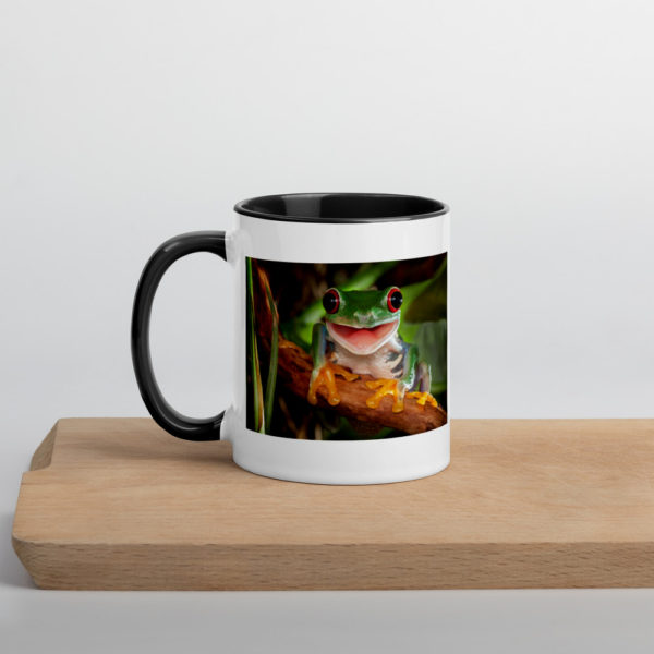 Frog Mug with Colour Inside - Image 5