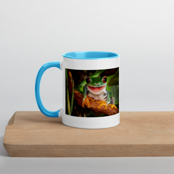 Frog Mug with Colour Inside - Image 8