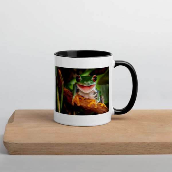 Frog Mug with Colour Inside - Image 4