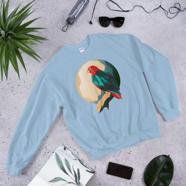 Eagle Unisex Sweatshirt — Indigo Blue, Light Blue, Grey, Red or Black - Image 3