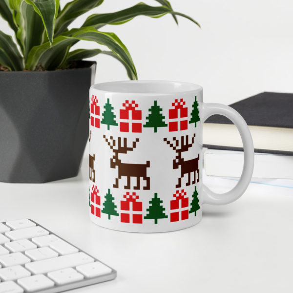 Reindeer Christmas Mug - Image 5