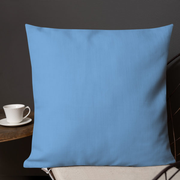 Butterfly Premium Pillow in Blue by Charlie Munro - Image 6