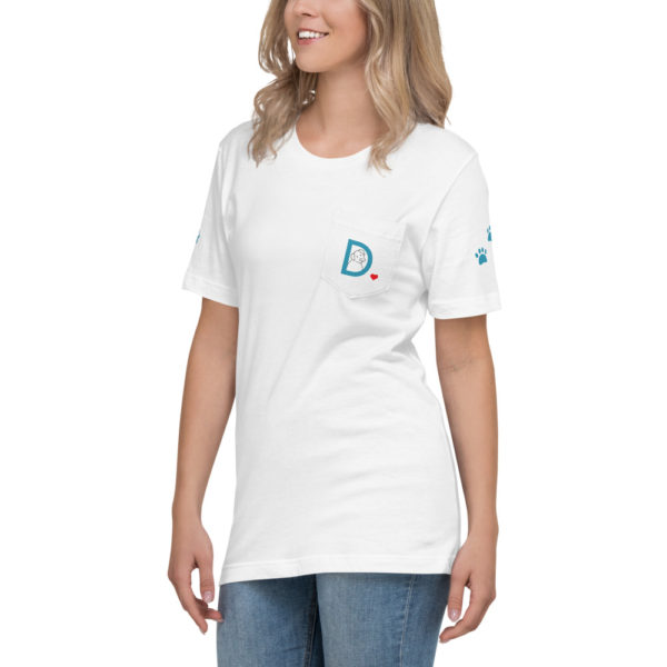 Women's Dog Lover Pocket T-Shirt - Image 3