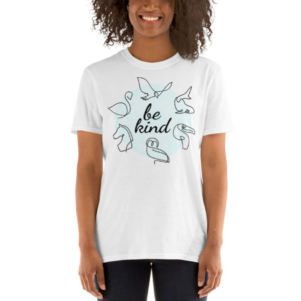 Women's 'Be Kind' Short-Sleeve T-Shirt — Grey or White - Image 2