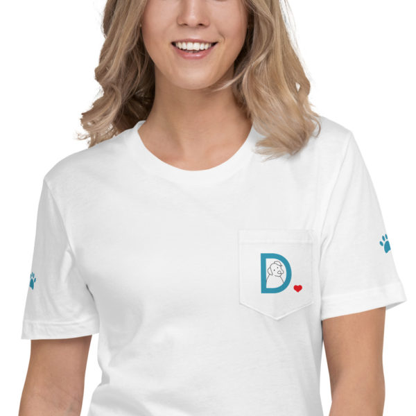 Women's Dog Lover Pocket T-Shirt - Image 2