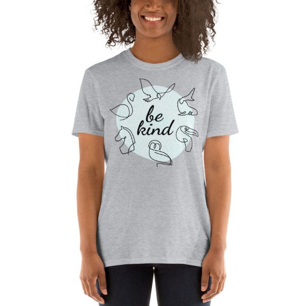 Women's 'Be Kind' Short-Sleeve T-Shirt — Grey or White