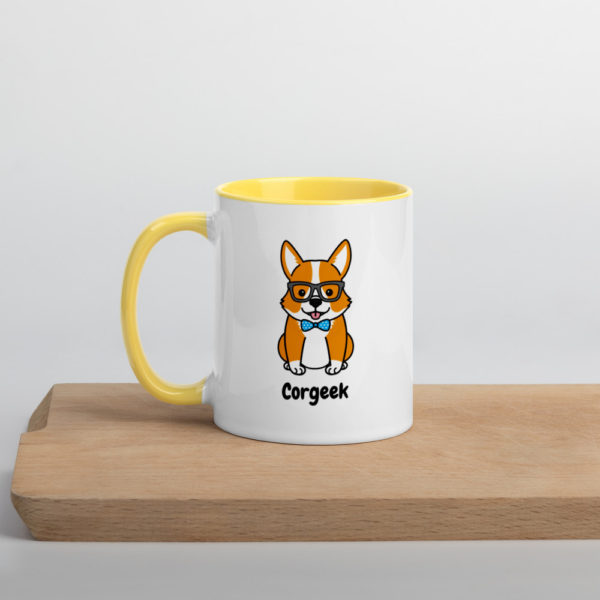 Corgeek Mug with Colour Inside - Image 12