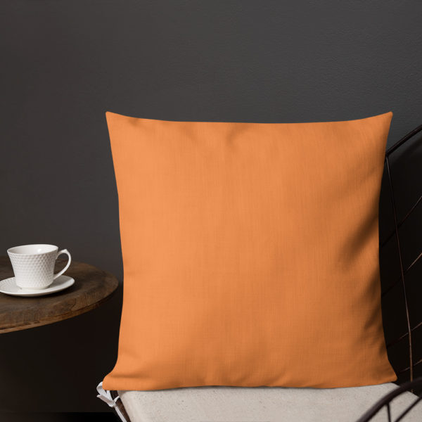 Butterfly Premium Pillow in Orange by Charlie Munro - Image 8