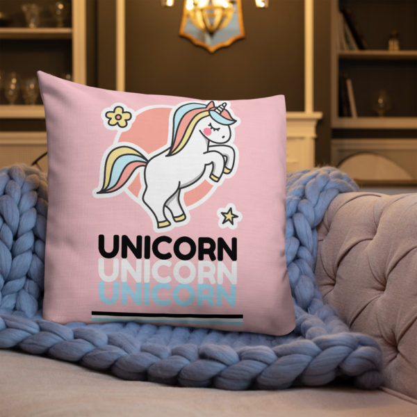 Unicorn Pink Premium Pillow