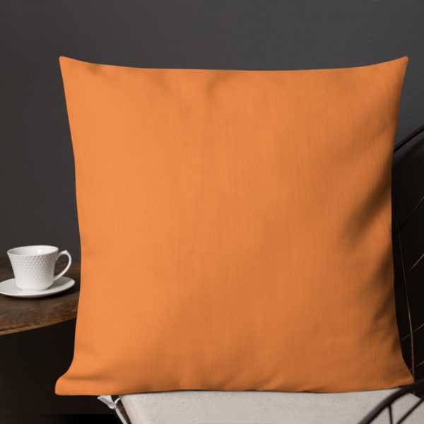 Butterfly Premium Pillow in Orange by Charlie Munro - Image 6