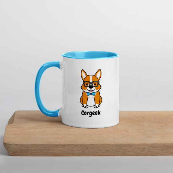 Corgeek Mug with Colour Inside - Image 9