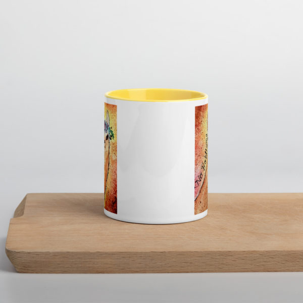 No Probllama Mug with Colour Inside - Image 6