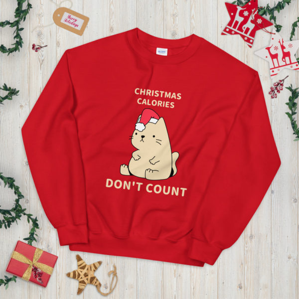 Christmas Calories Don't Count Unisex Sweatshirt — Assorted Colours