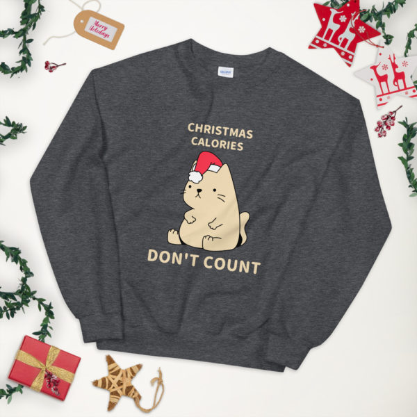 Christmas Calories Don't Count Unisex Sweatshirt — Assorted Colours - Image 10