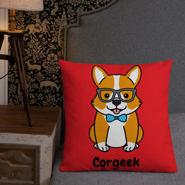 Corgeek Premium Pillow in Red - Image 10