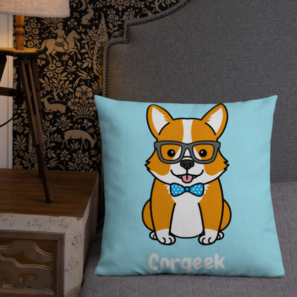 Corgeek Premium Pillow in Blue - Image 7