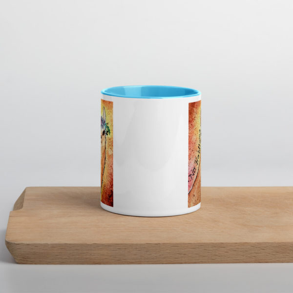 No Probllama Mug with Colour Inside - Image 9