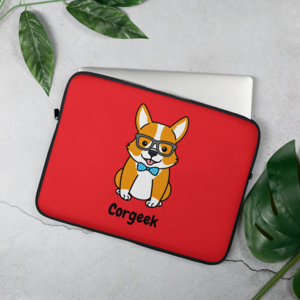 Corgeek Laptop Sleeve - Red - Image 2