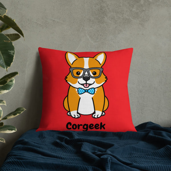 Corgeek Premium Pillow in Red - Image 14