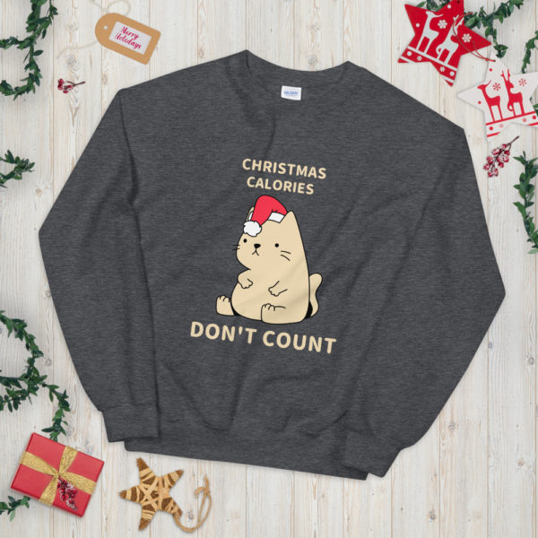 Christmas Calories Don't Count Unisex Sweatshirt — Assorted Colours - Image 9