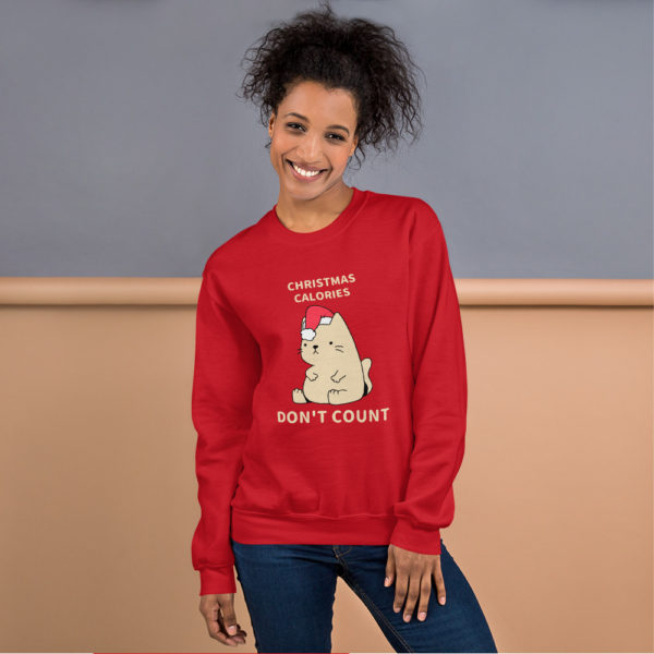 Christmas Calories Don't Count Unisex Sweatshirt — Assorted Colours - Image 5