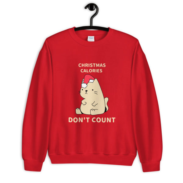 Christmas Calories Don't Count Unisex Sweatshirt — Assorted Colours - Image 3