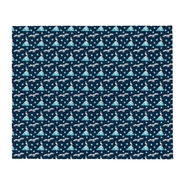 Arctic Birds Throw Blanket - Image 9