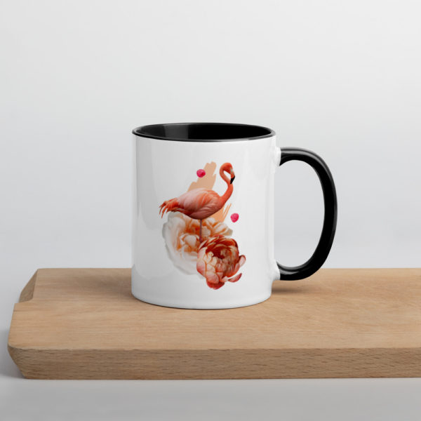 Flamingo Mug with Colour Inside 2 - Image 4