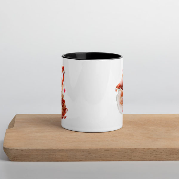 Flamingo Mug with Colour Inside 2 - Image 5