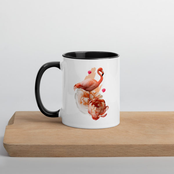 Flamingo Mug with Colour Inside 2 - Image 6