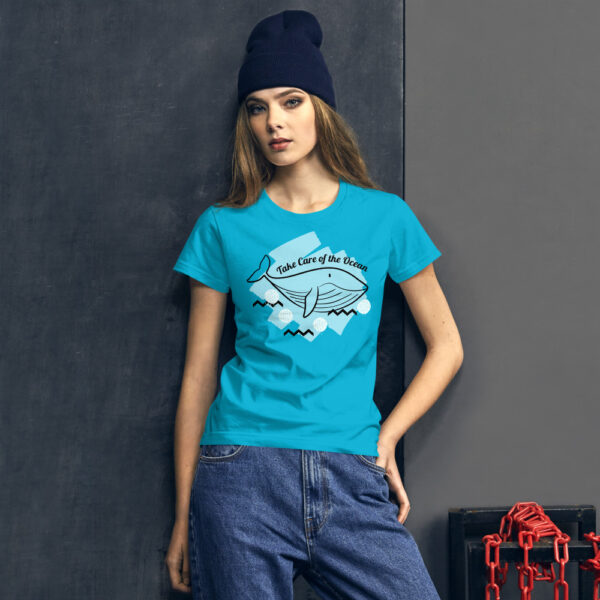 Take Care of the Ocean Short Sleeve T-Shirt - Image 2