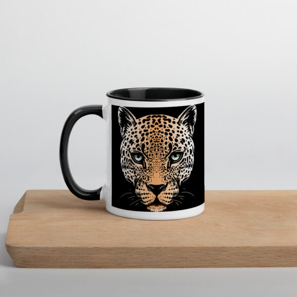 Jaguar Mug with Colour Inside - Image 3