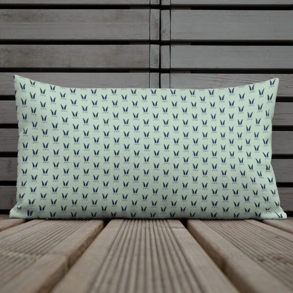 Bunny Ears Premium Pillow in Green - Image 6