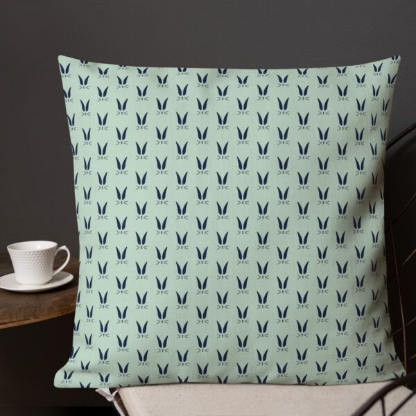 Bunny Ears Premium Pillow in Green - Image 4