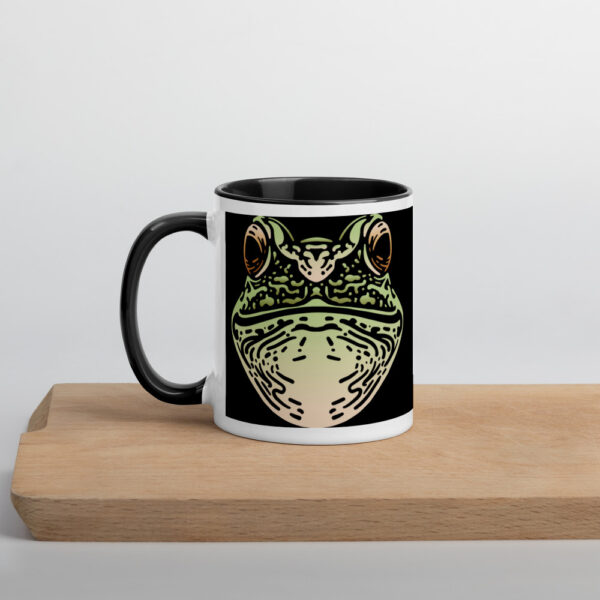 Frog Mug with Colour Inside - Image 3