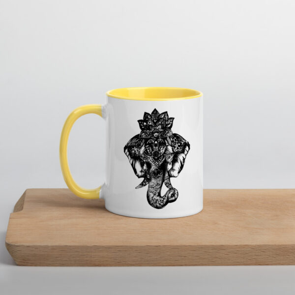 Elephant Mug with Colour Inside - Image 3