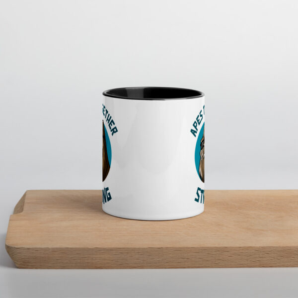 Apes Together Strong Mug with Colour Inside - Image 11