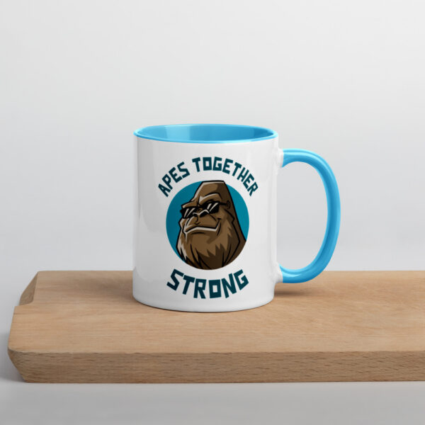 Apes Together Strong Mug with Colour Inside - Image 13